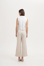 JULIA PATCH POCKET VEST TOP JULIA PATCH POCKET VEST TOP