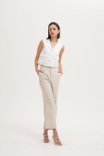 JULIA PATCH POCKET VEST TOP JULIA PATCH POCKET VEST TOP