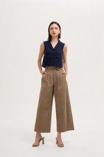 JULIA PATCH POCKET VEST TOP JULIA PATCH POCKET VEST TOP