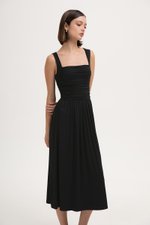 ASHLEY RUCHED DROPWAIST MODAL DRESS ASHLEY RUCHED DROPWAIST MODAL DRESS