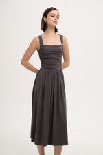 ASHLEY RUCHED DROPWAIST MODAL DRESS ASHLEY RUCHED DROPWAIST MODAL DRESS