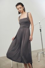 ASHLEY RUCHED DROPWAIST MODAL DRESS ASHLEY RUCHED DROPWAIST MODAL DRESS