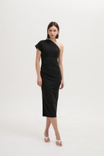 MARCIA TOGA RUCHED MIDI DRESS MARCIA TOGA RUCHED MIDI DRESS