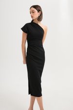 MARCIA TOGA RUCHED MIDI DRESS MARCIA TOGA RUCHED MIDI DRESS