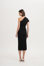 MARCIA TOGA RUCHED MIDI DRESS MARCIA TOGA RUCHED MIDI DRESS