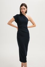 MARCIA TOGA RUCHED MIDI DRESS MARCIA TOGA RUCHED MIDI DRESS