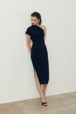 MARCIA TOGA RUCHED MIDI DRESS MARCIA TOGA RUCHED MIDI DRESS