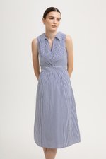 CHARLETTE STRIPE SHIRT DRESS