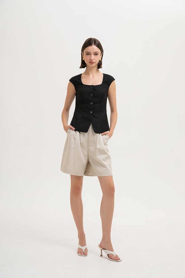 SASHA CAP SLEEVE VEST TOP