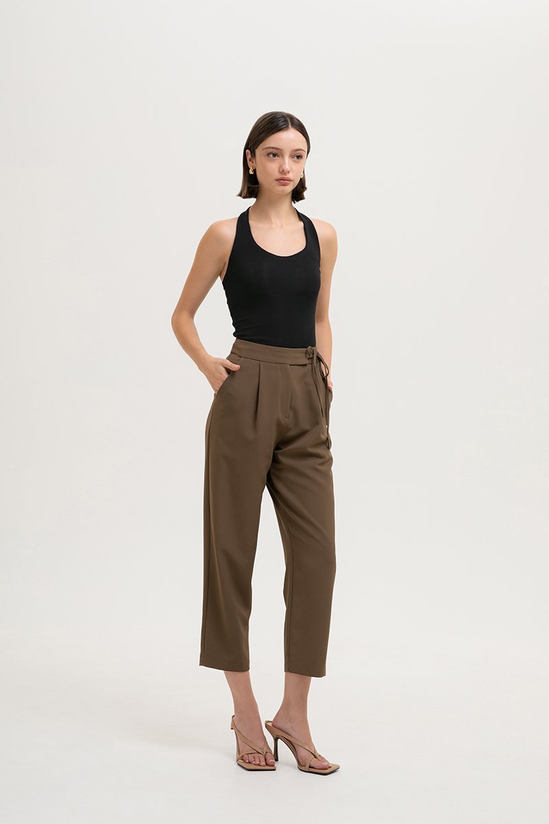MARTA HALTER RIBBED KNIT TOP MARTA HALTER RIBBED KNIT TOP