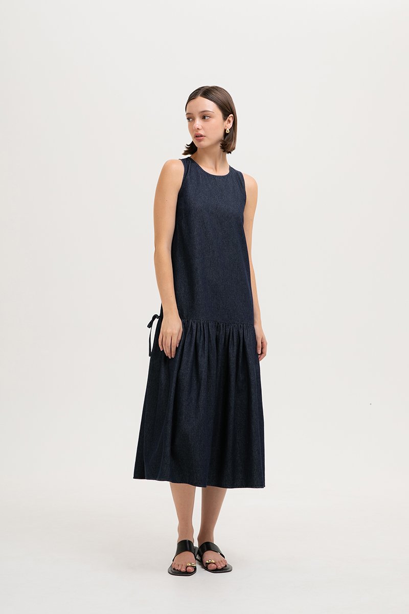 *BACKORDER* KAVEEN DROPWAIST DENIM DRESS