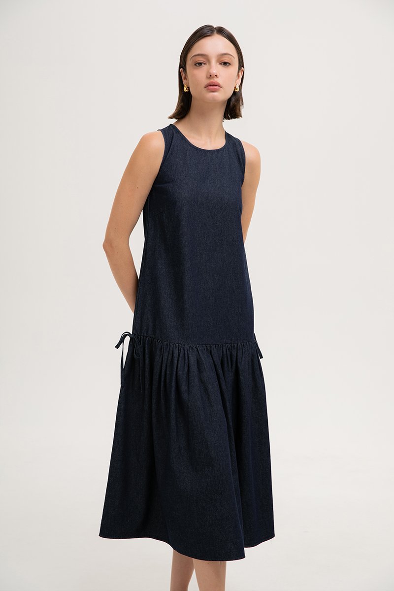 *BACKORDER* KAVEEN DROPWAIST DENIM DRESS