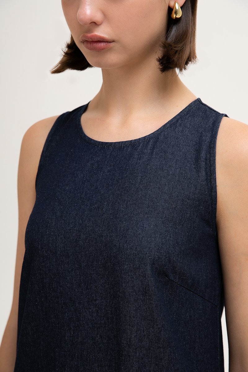 *BACKORDER* KAVEEN DROPWAIST DENIM DRESS
