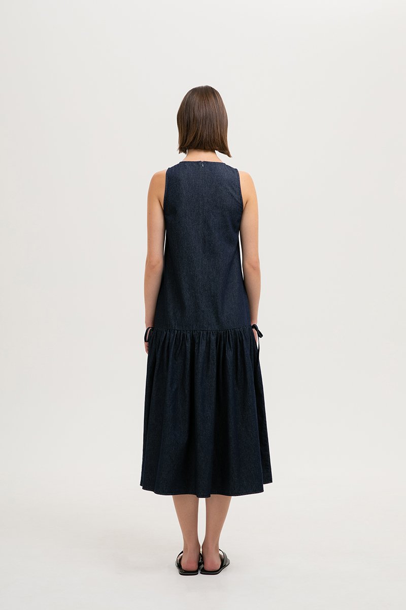 *BACKORDER* KAVEEN DROPWAIST DENIM DRESS
