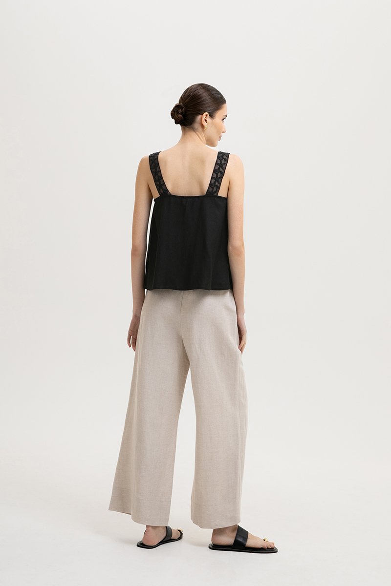 FRESCA CROCHET STRAP TOP