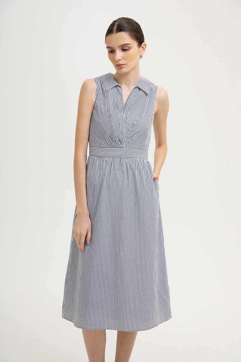 CHARLETTE STRIPE SHIRT DRESS