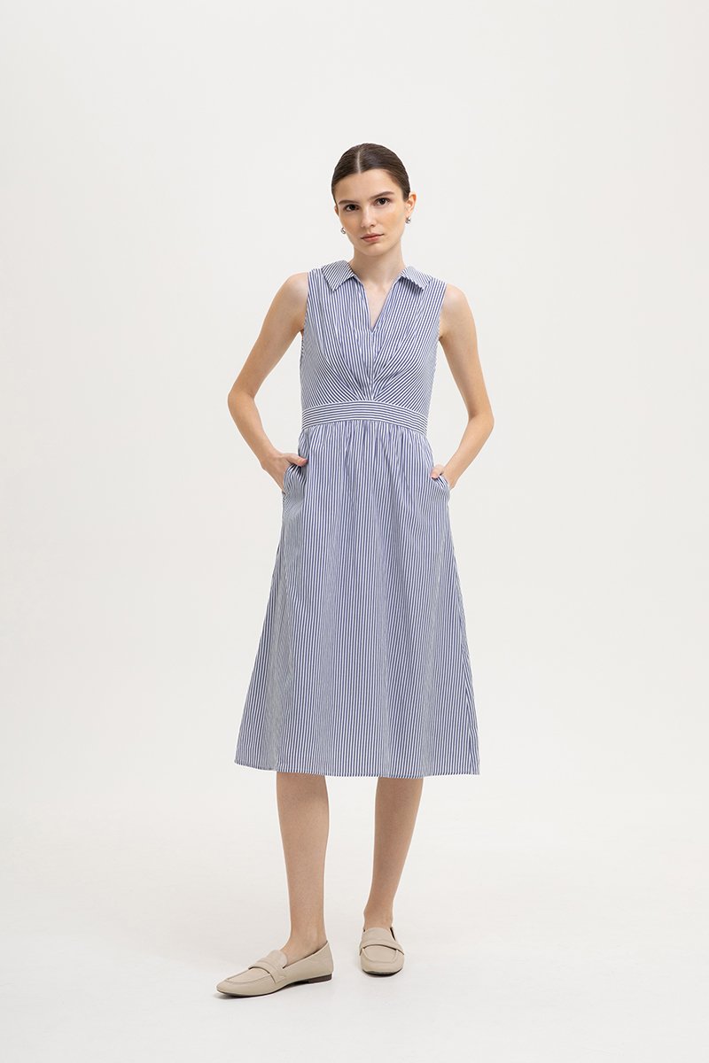 CHARLETTE STRIPE SHIRT DRESS