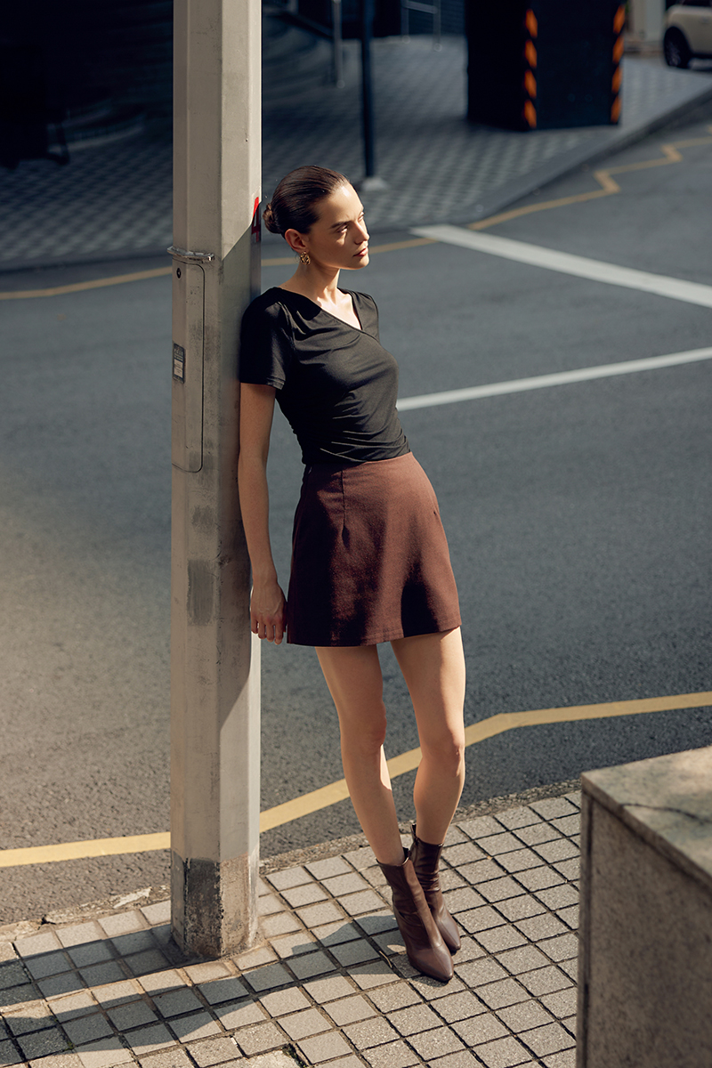 *BACKORDER* CASSIE LINEN SKORT