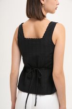 CHLOE TEXTURED COTTON TOP CHLOE TEXTURED COTTON TOP