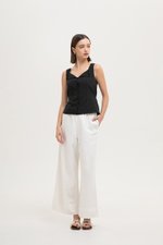 CHLOE TEXTURED COTTON TOP CHLOE TEXTURED COTTON TOP