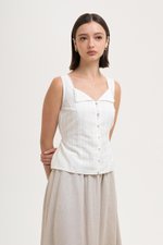 *BACKORDER* CHLOE TEXTURED COTTON TOP *BACKORDER* CHLOE TEXTURED COTTON TOP