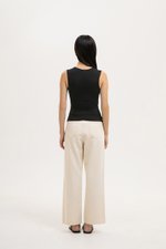 VADELLA SWEET HEART RUCHED MODAL TOP