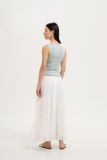 VADELLA SWEET HEART RUCHED MODAL TOP