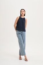 CARLYN BUTTONDOWN MUSLIN TOP CARLYN BUTTONDOWN MUSLIN TOP