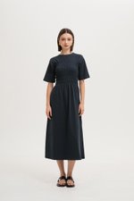 MAUDEY SMOCKED TEE DRESS