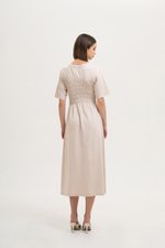 MAUDEY SMOCKED TEE DRESS