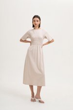 MAUDEY SMOCKED TEE DRESS