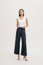 MAVIE SCOOP NECK BUTTON DOWN TANK TOP MAVIE SCOOP NECK BUTTON DOWN TANK TOP