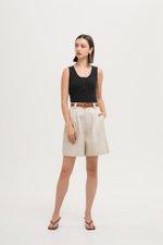 MAVIE SCOOP NECK BUTTON DOWN TANK TOP MAVIE SCOOP NECK BUTTON DOWN TANK TOP