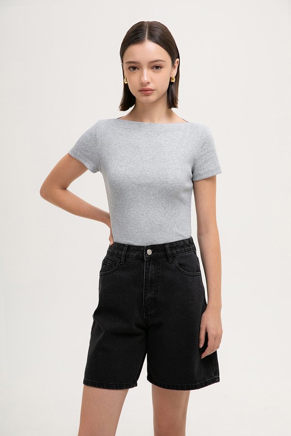 BRIDGET BOAT NECK T-SHIRT