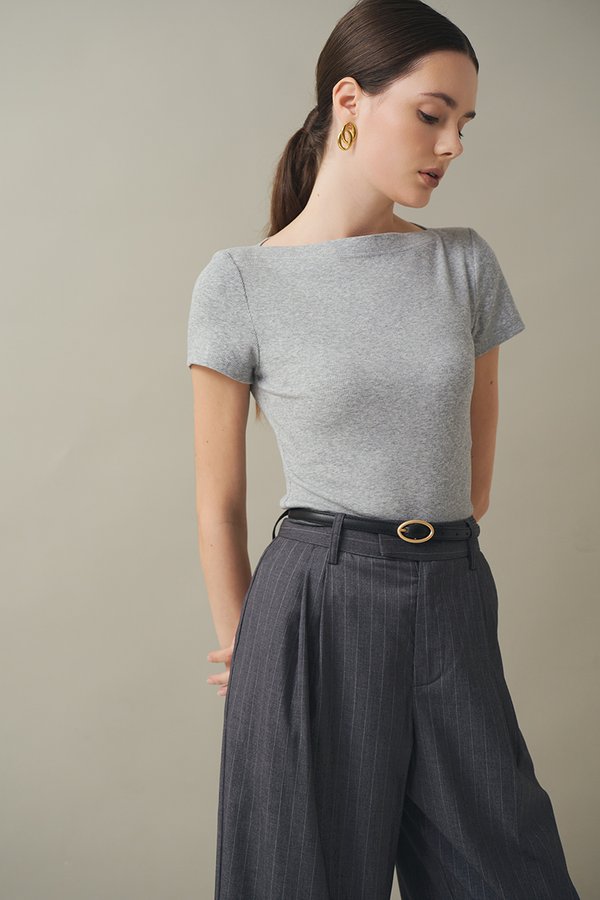 BRIDGET BOAT NECK T-SHIRT