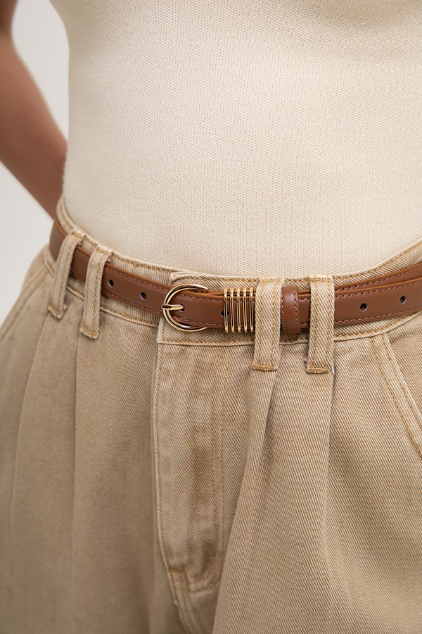 EDMOND LEATHER HARNESS BELT