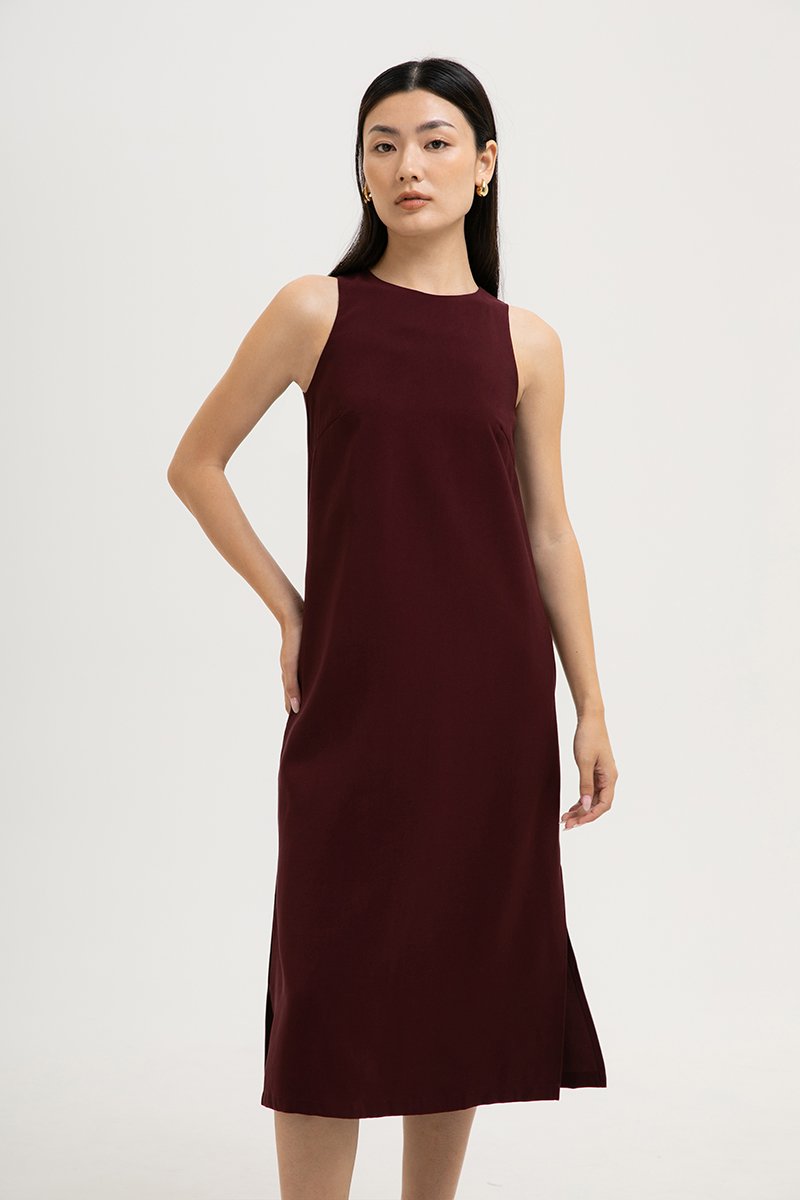 MARCY COLUMN MIDI DRESS