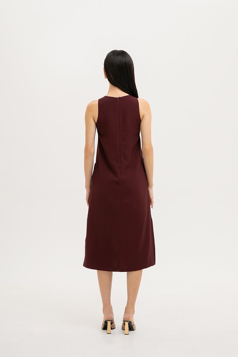 MARCY COLUMN MIDI DRESS