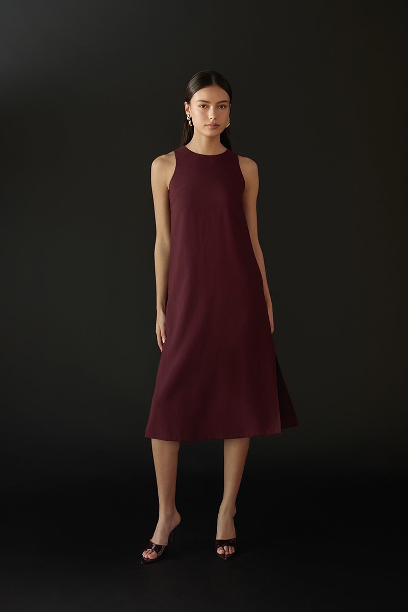 MARCY COLUMN MIDI DRESS