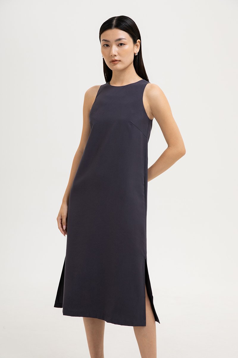MARCY COLUMN MIDI DRESS