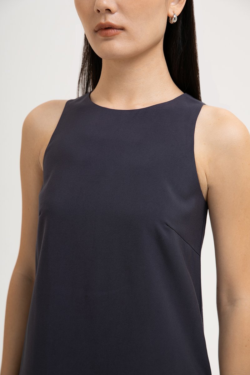 MARCY COLUMN MIDI DRESS