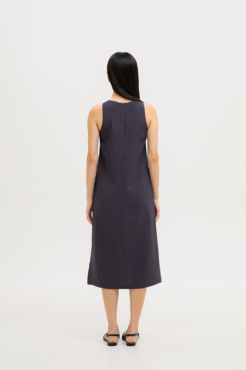 MARCY COLUMN MIDI DRESS
