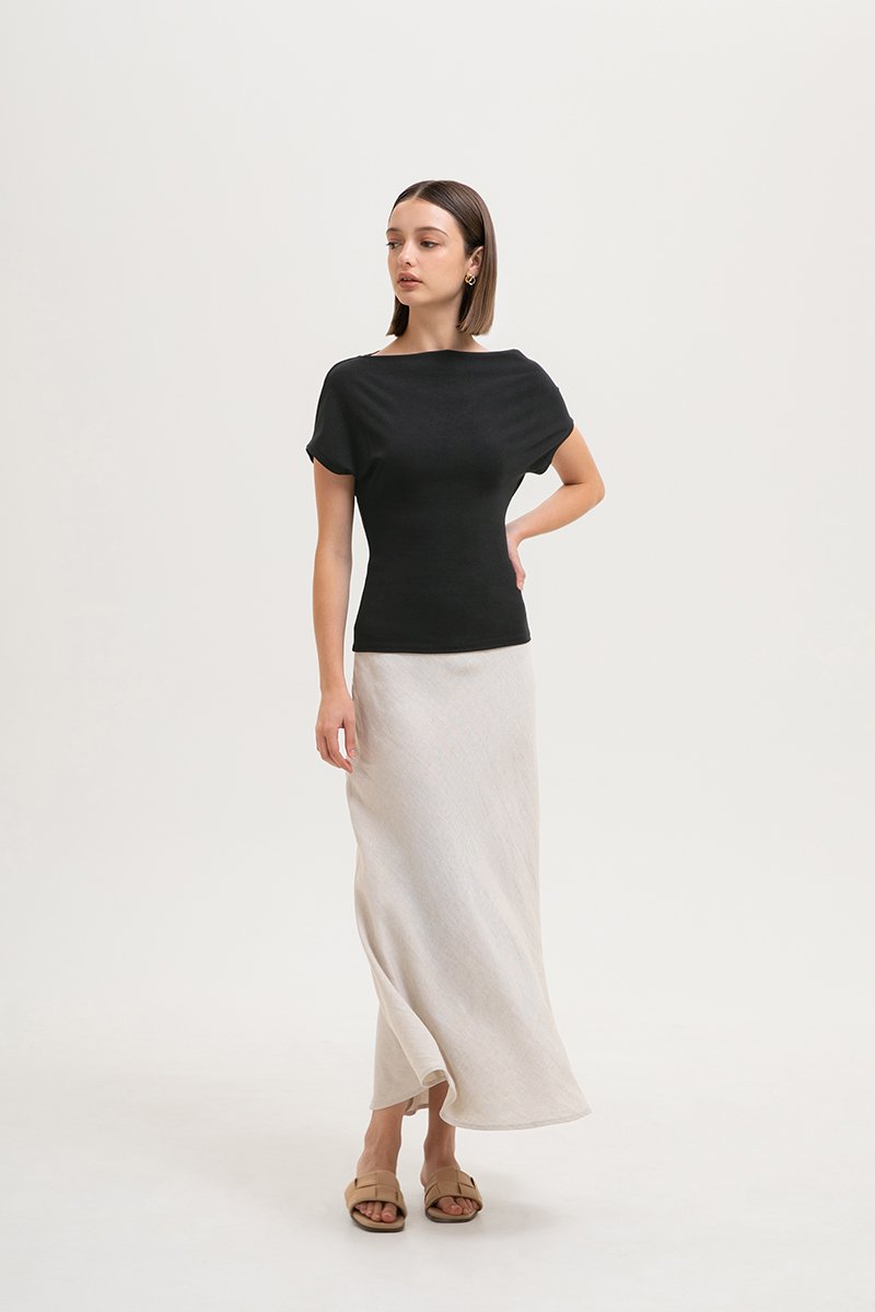 RACHAEL OFF SHOULDER TEE