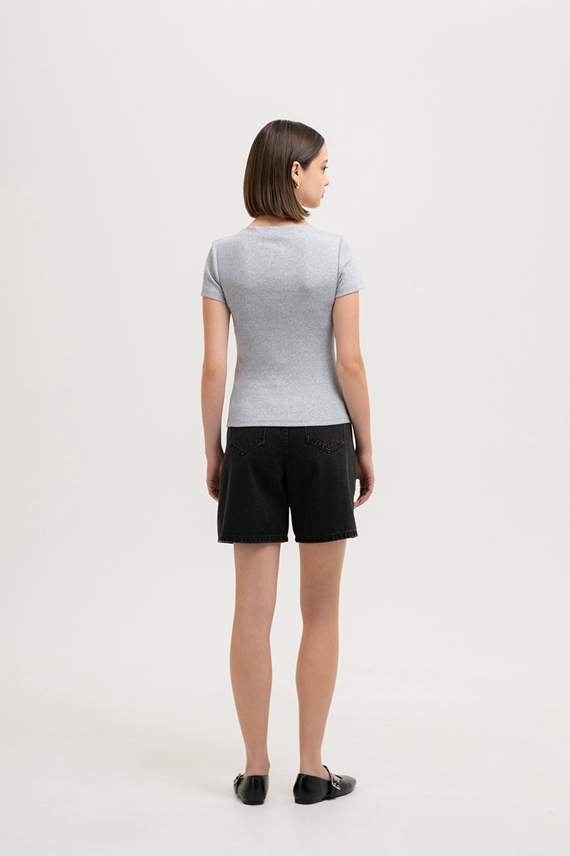 BRIDGET BOAT NECK T-SHIRT