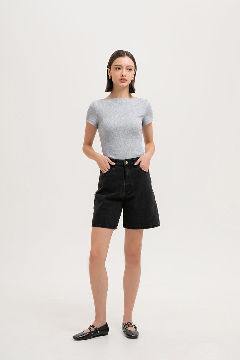 BRIDGET BOAT NECK T-SHIRT