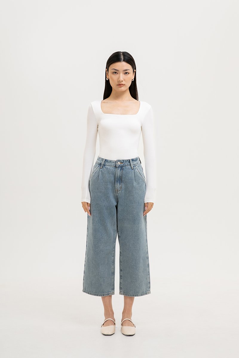 DONTAE WIDE LEG JEANS (PETITE)