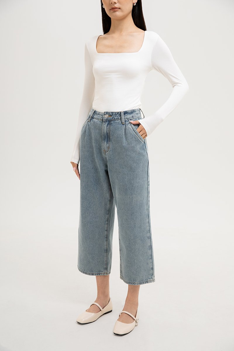 DONTAE WIDE LEG JEANS (PETITE)