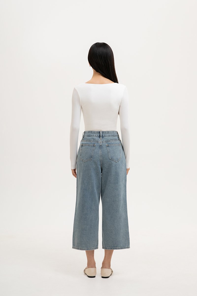 DONTAE WIDE LEG JEANS (PETITE)
