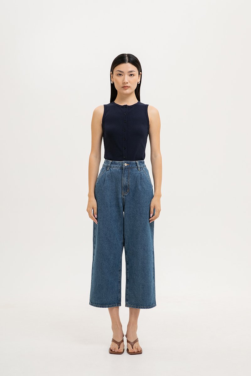 DONTAE WIDE LEG JEANS (PETITE)