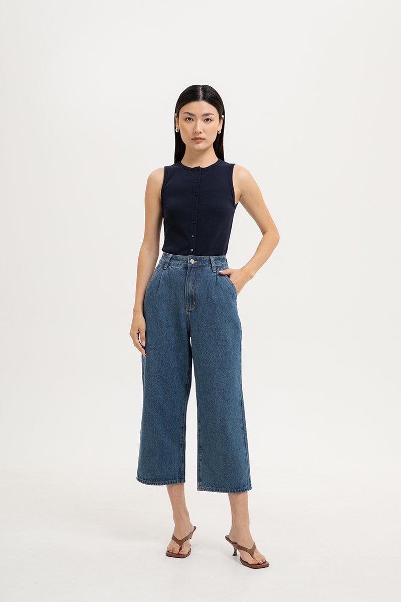 DONTAE WIDE LEG JEANS (PETITE)
